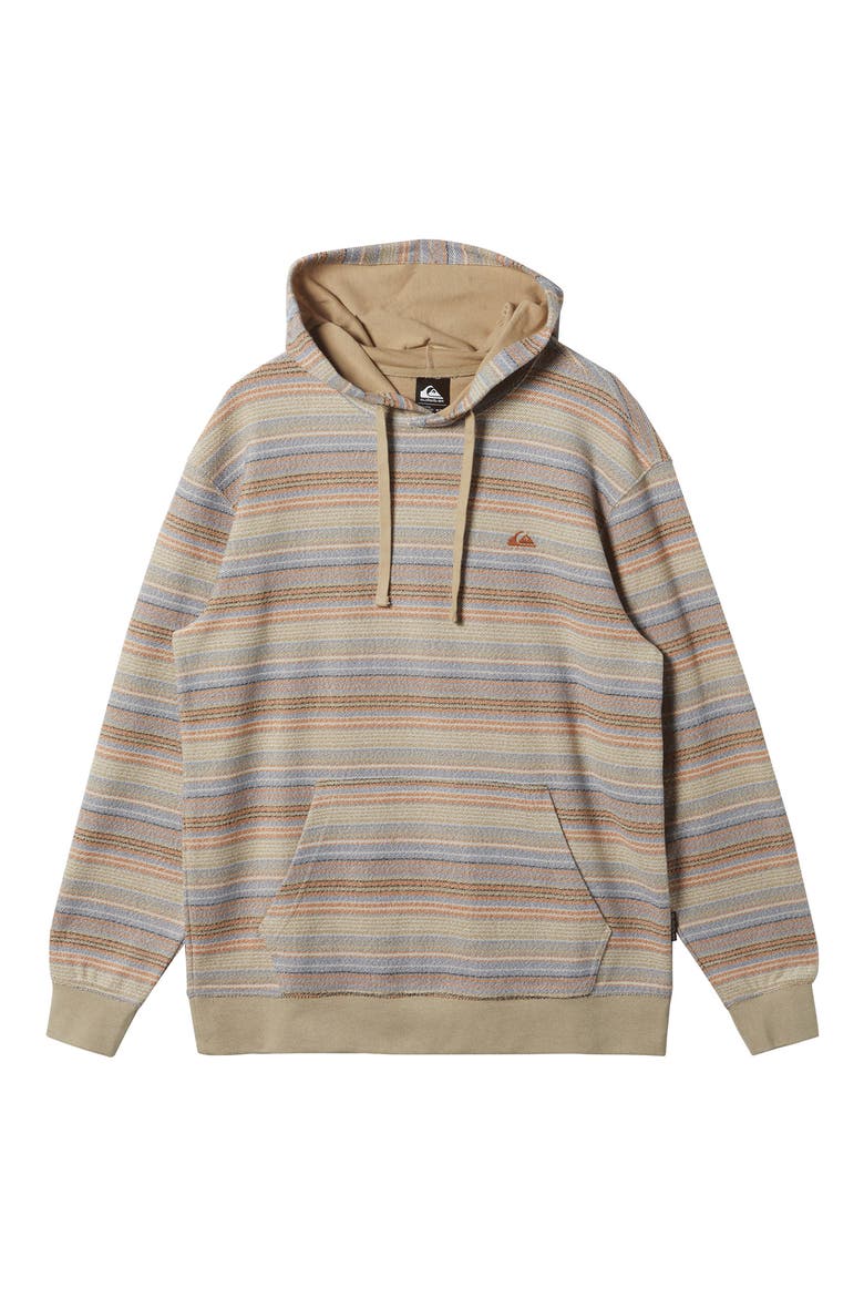 Great Otway Stripe Hoodie, Alternate, color, BRAN YD 4