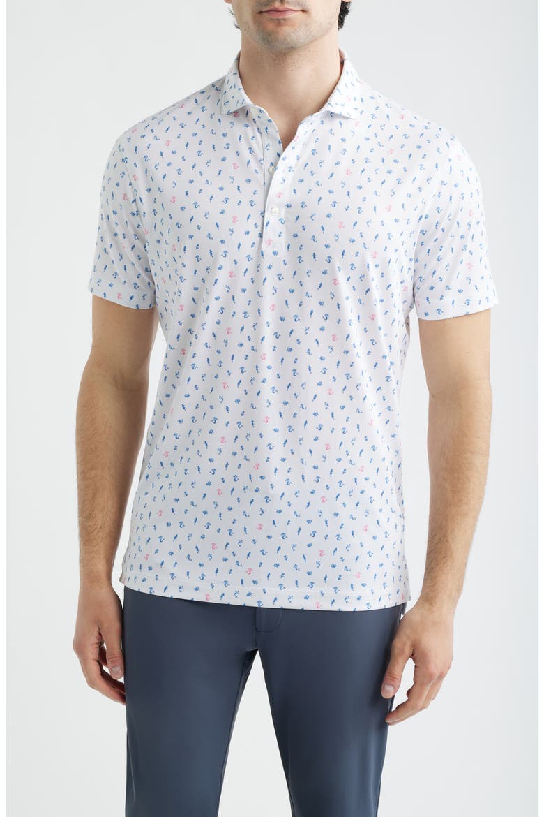 Tidebreaker Short Sleeve Polo Shirt, Main, color, WHITE