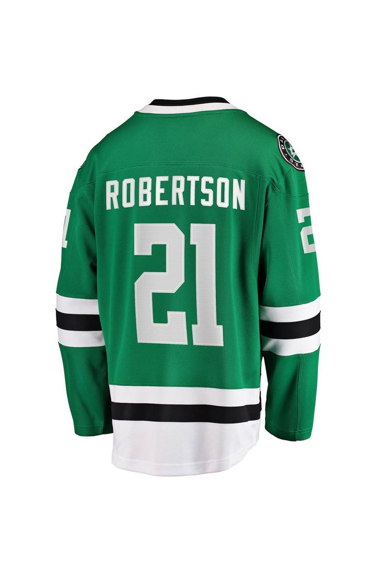Men's Fanatics Jason Robertson Kelly Green Dallas Stars Home Breakaway Replica Jersey, Alternate, color, Kelly Green