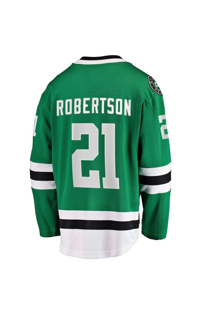 FANATICS Men's Fanatics Jason Robertson Kelly Green Dallas Stars Home Breakaway Replica Jersey, Alternate, color, Kelly Green