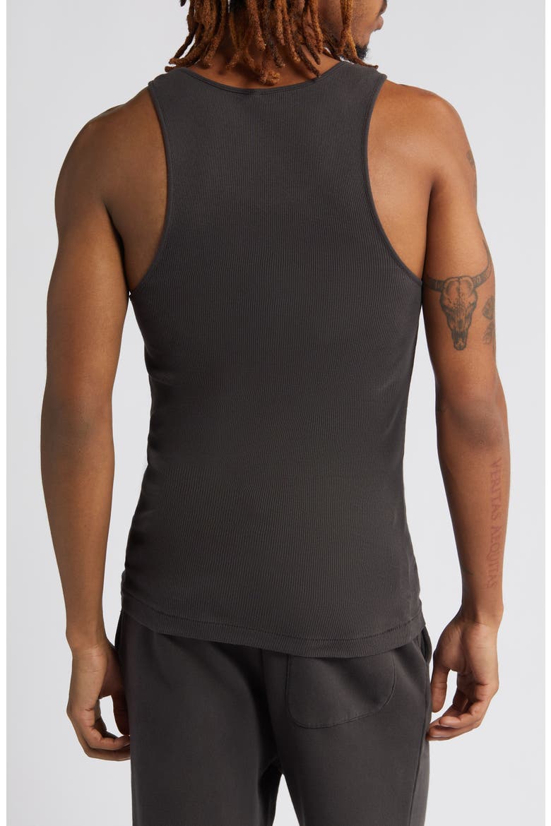 Malibu Cotton Rib Tank, Alternate, color, BLACK