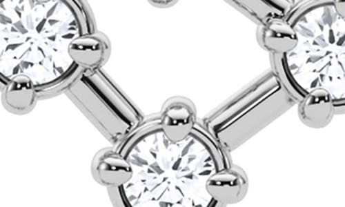 Hautecarat Sagittarius Constellation Lab Created Diamond Necklace In 18k White Gold