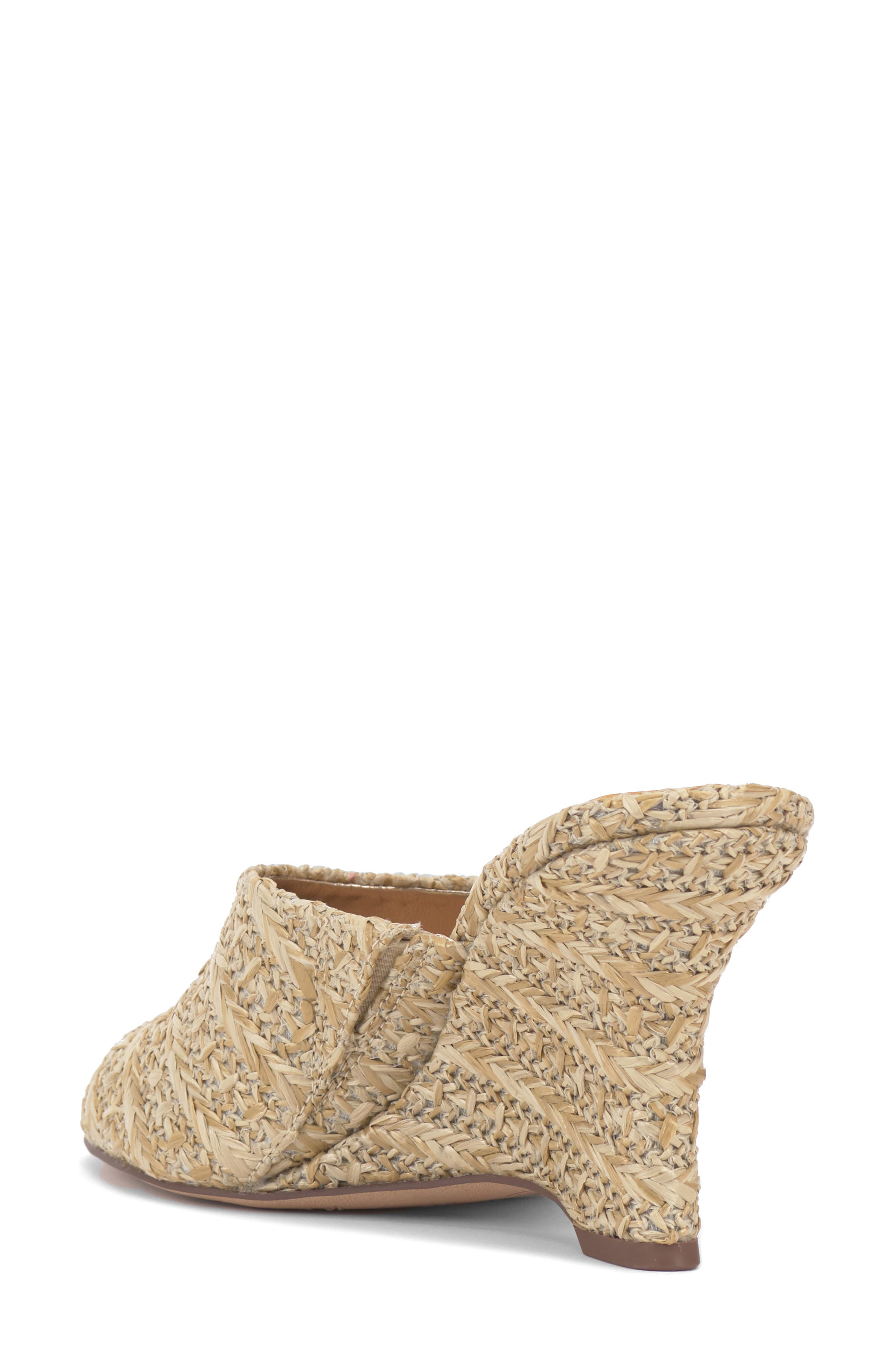 Vince Camuto Vilty Wedge Slide Sandal, Alternate, color, Straw