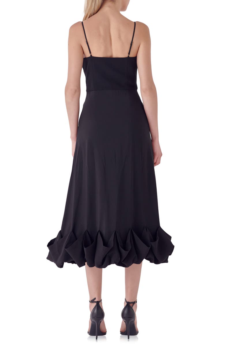 Endless Rose Voluminous Cami Midi Dress, Alternate, color, 