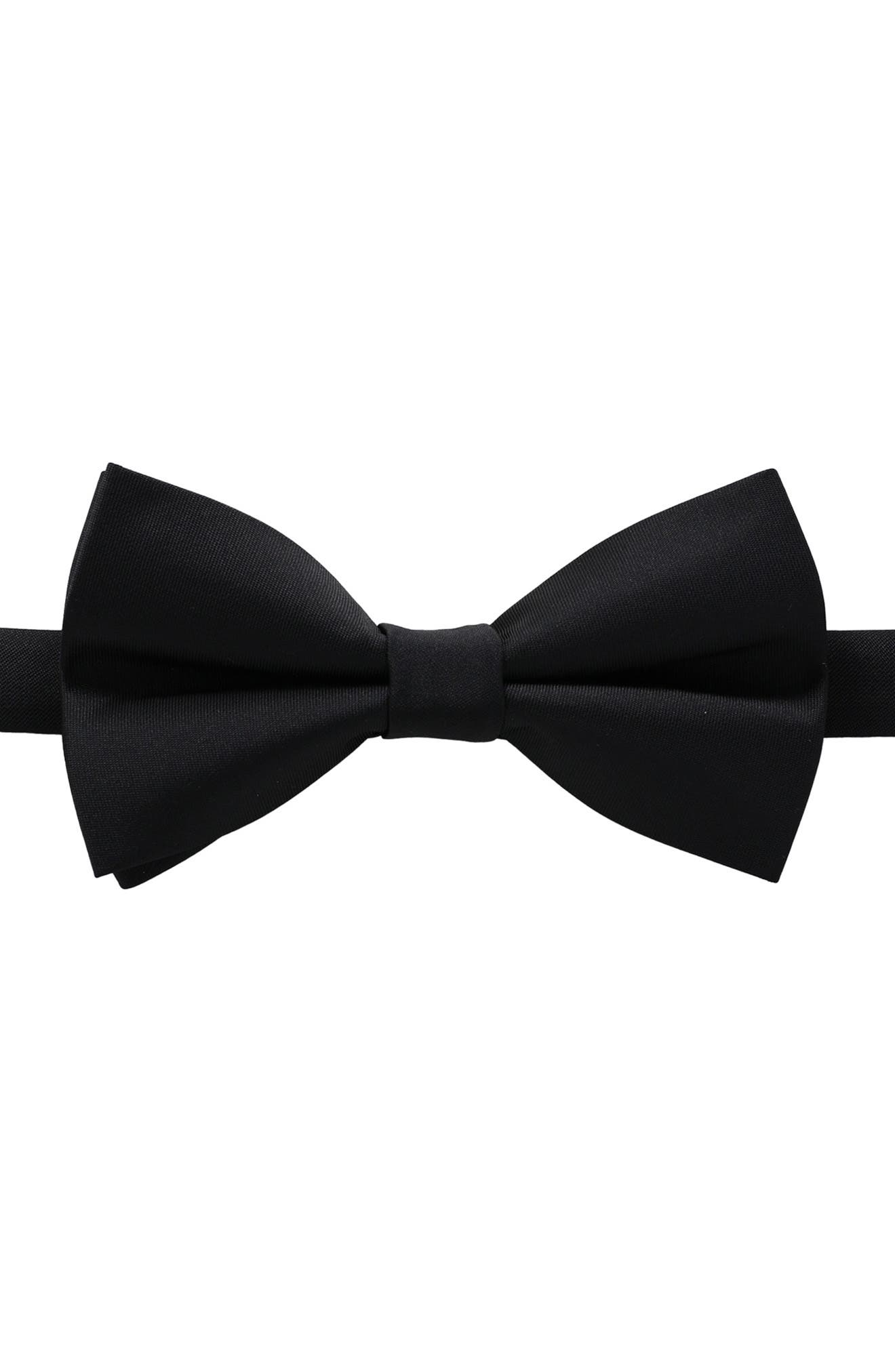 KARL LAGERFELD Satin Pre-Tied Bow Tie