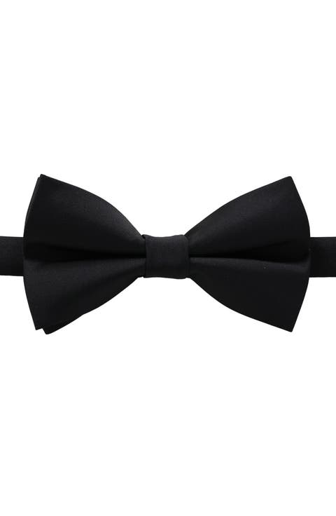 Satin Pre-Tied Bow Tie