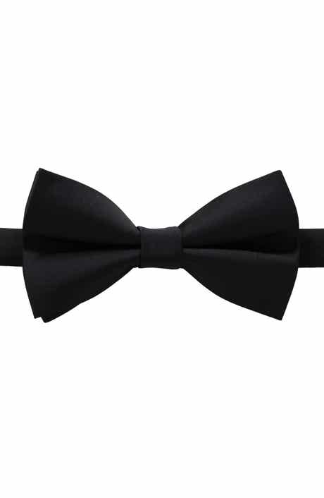 KARL LAGERFELD Satin Pre-Tied Bow Tie