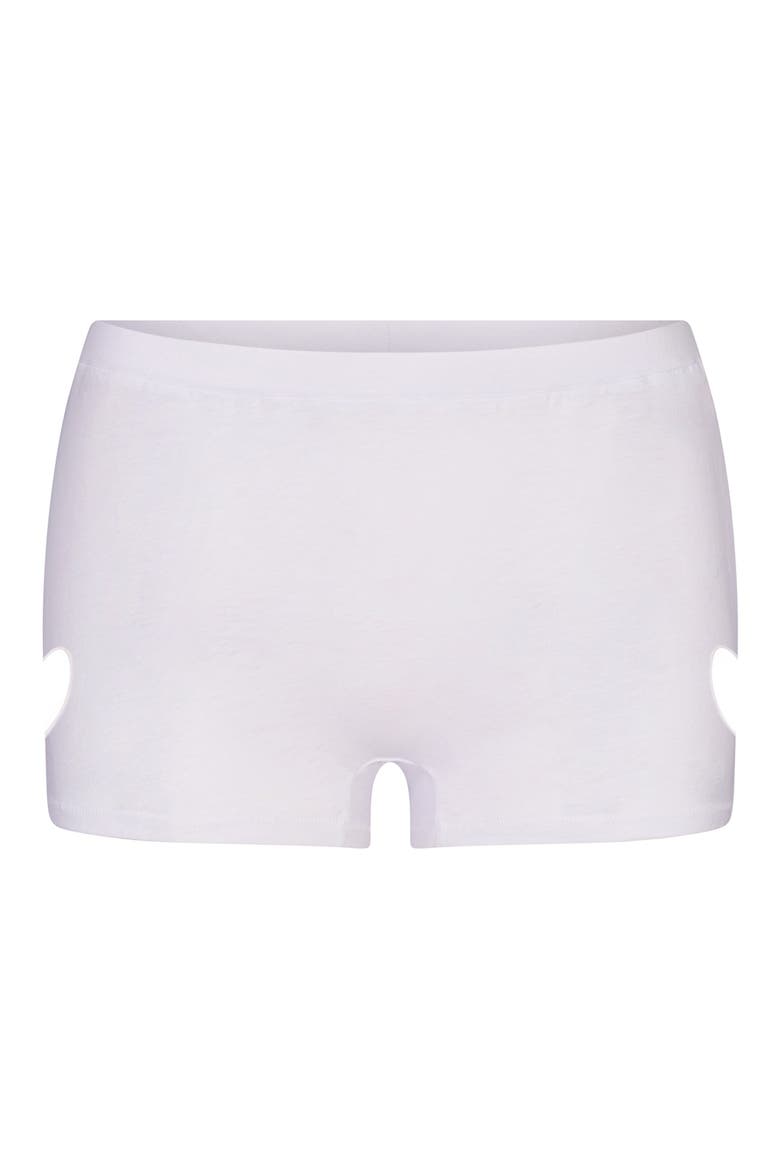 Worn In Jersey Micro Shorts, Alternate, color, SNOW