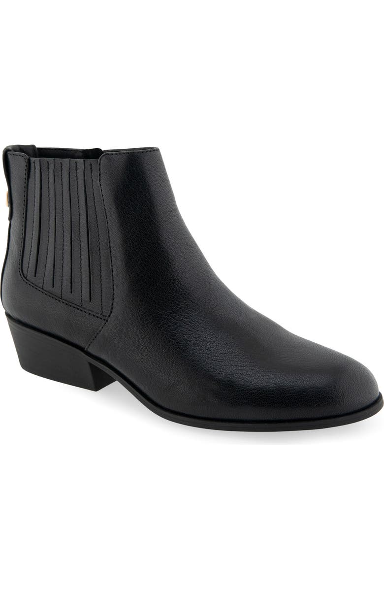 Aerosoles Claus Western Boot, Main, color, Black Two Tone Waxy Leather