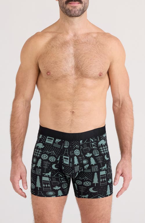 Saxx Droptemp™ Cooling Cotton Boxer Briefs In Black