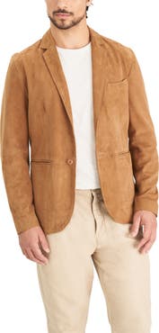 Velez Men's Semi Fitted Niger Suede Blazer