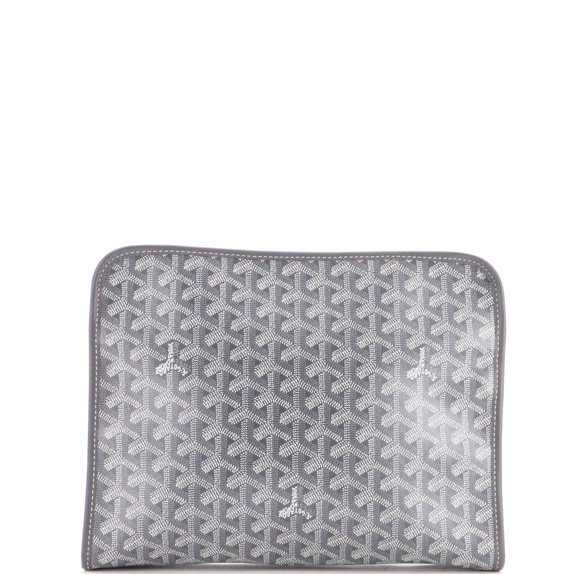 Jouvence Toiletry Pouch Coated Canvas GM, Alternate, color, Grey
