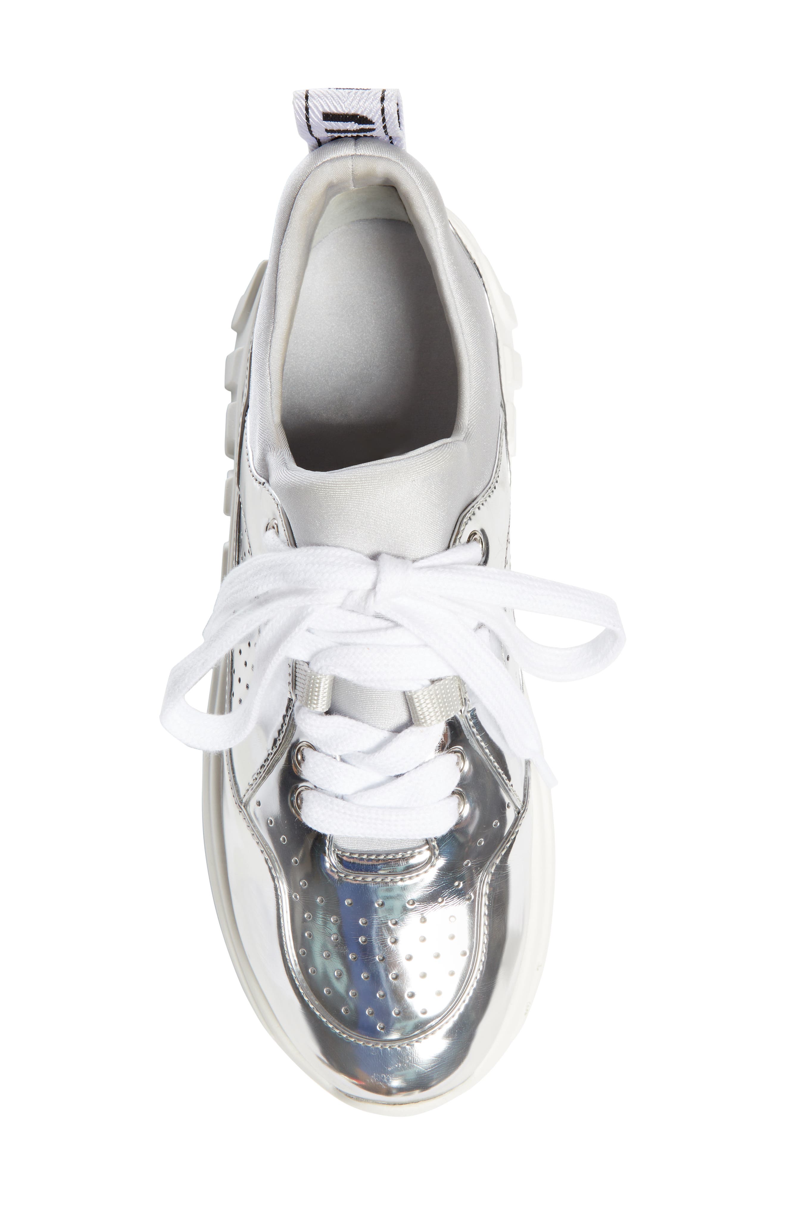 Miu Miu Logo Sole Sneaker, Alternate, color, 