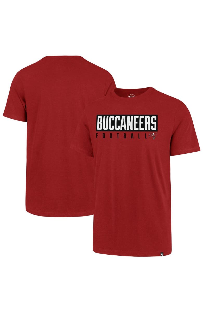 '47 Men's '47 Red Tampa Bay Buccaneers Dub Major Super Rival T-Shirt, Main, color, Red