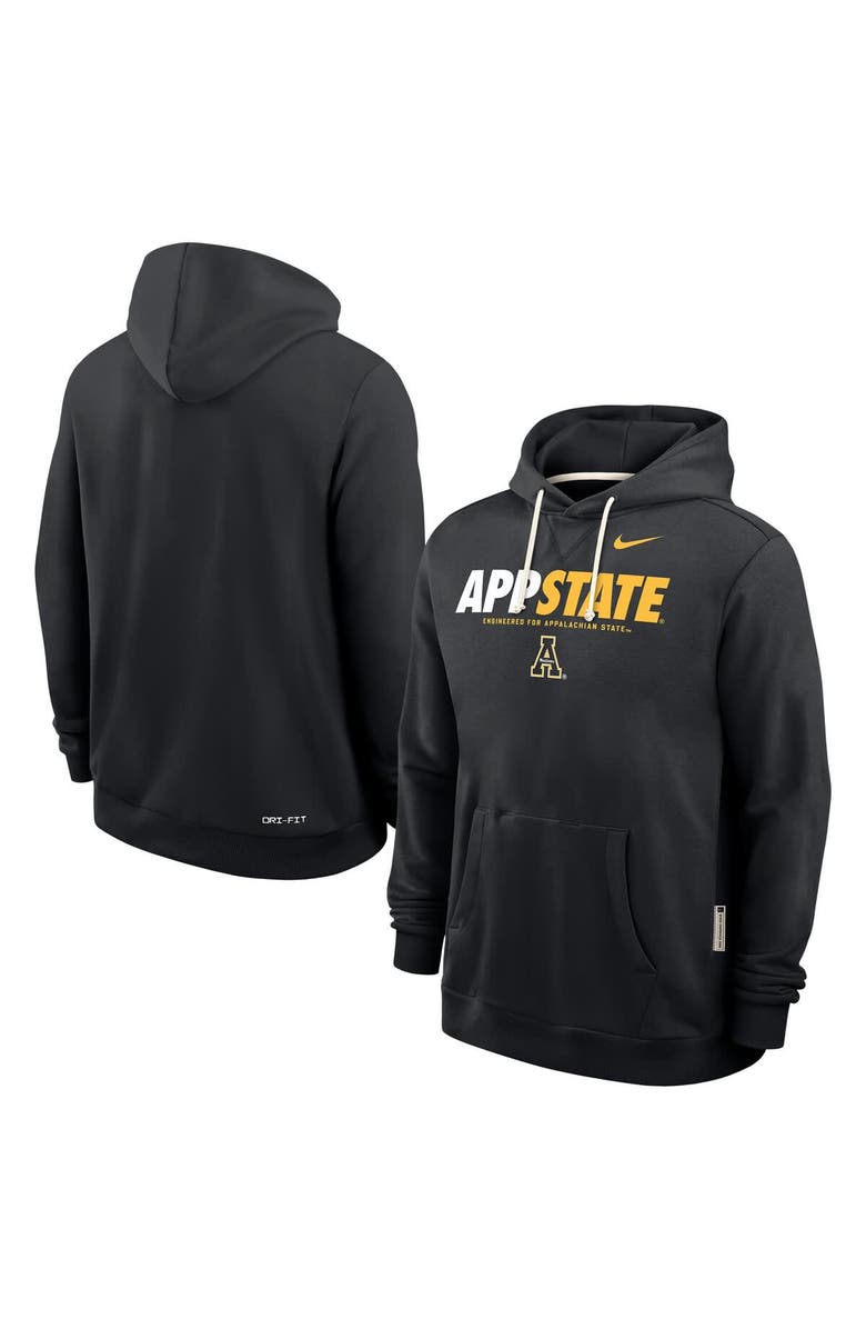 Nike Men's Nike Black Appalachian State Mountaineers 2025 Sideline Dri-FIT Hoodie, Alternate, color, 