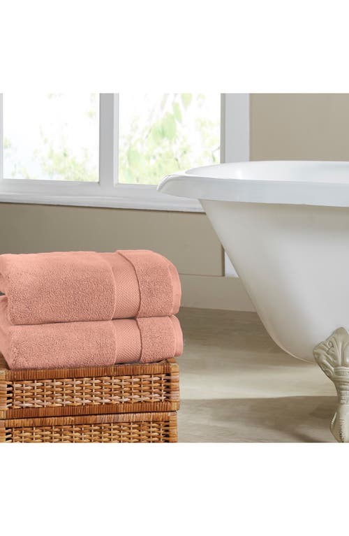 Modern Threads Luxury Quick Dry 6-piece Towel Set In Clay