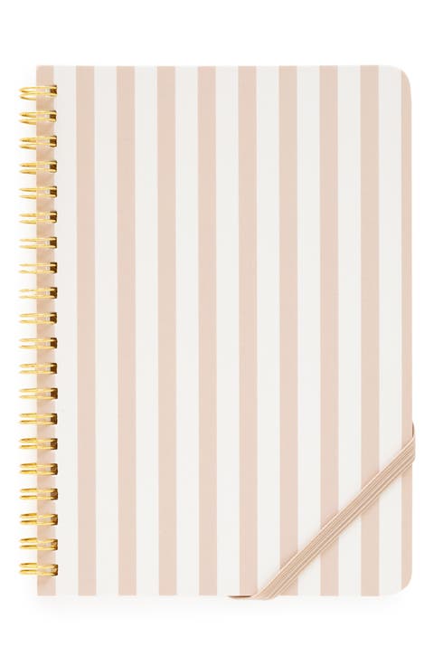 Mini Stripe Spiral Notebook