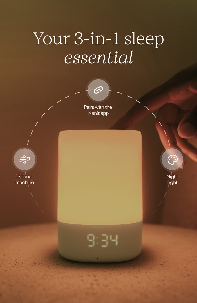 Nanit Sound & Light Machine, Alternate, color, White