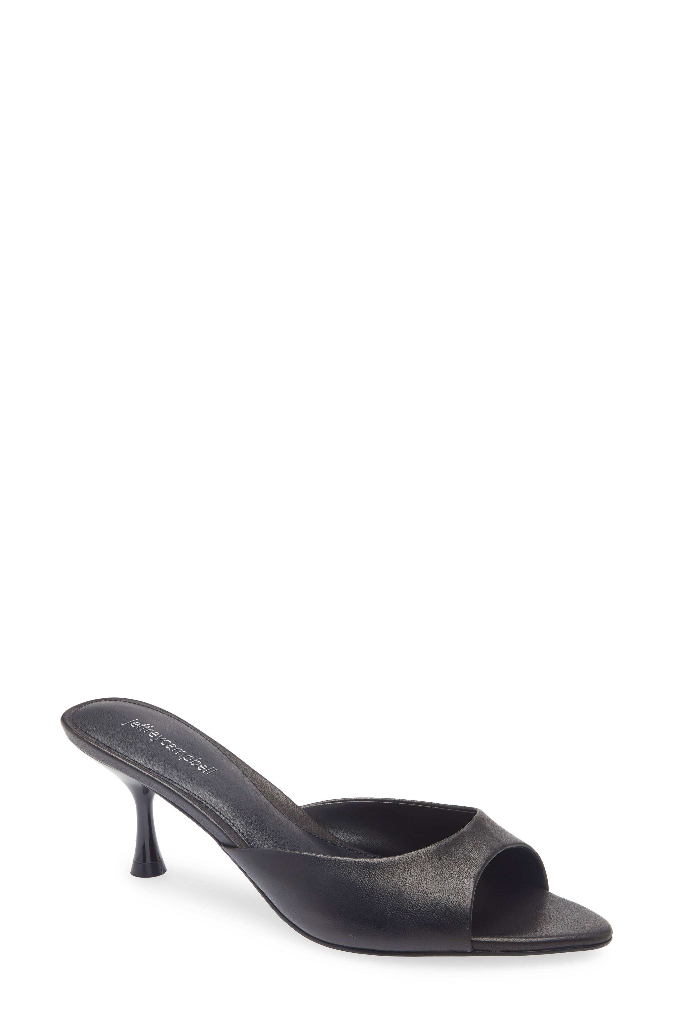 Jeffrey Campbell Spy-Kid Slide Sandal, Main, color, Black