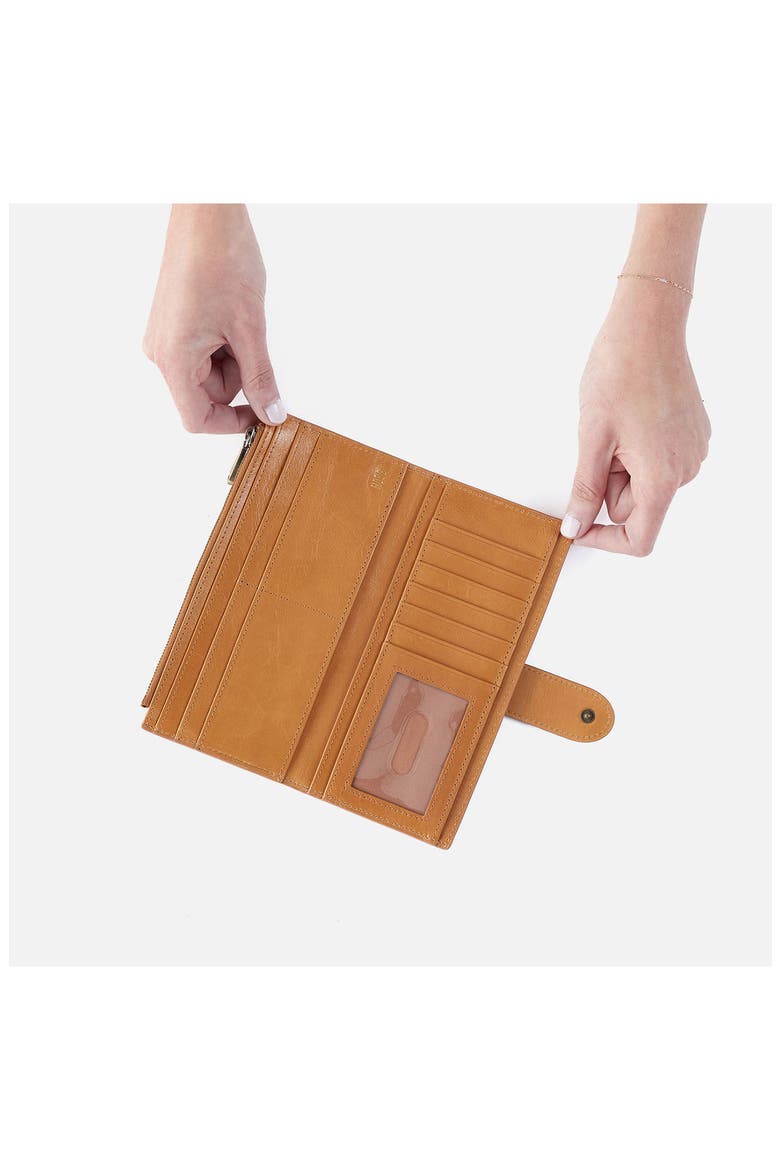 Dunn Leather Continental Wallet, Alternate, color, NATURAL