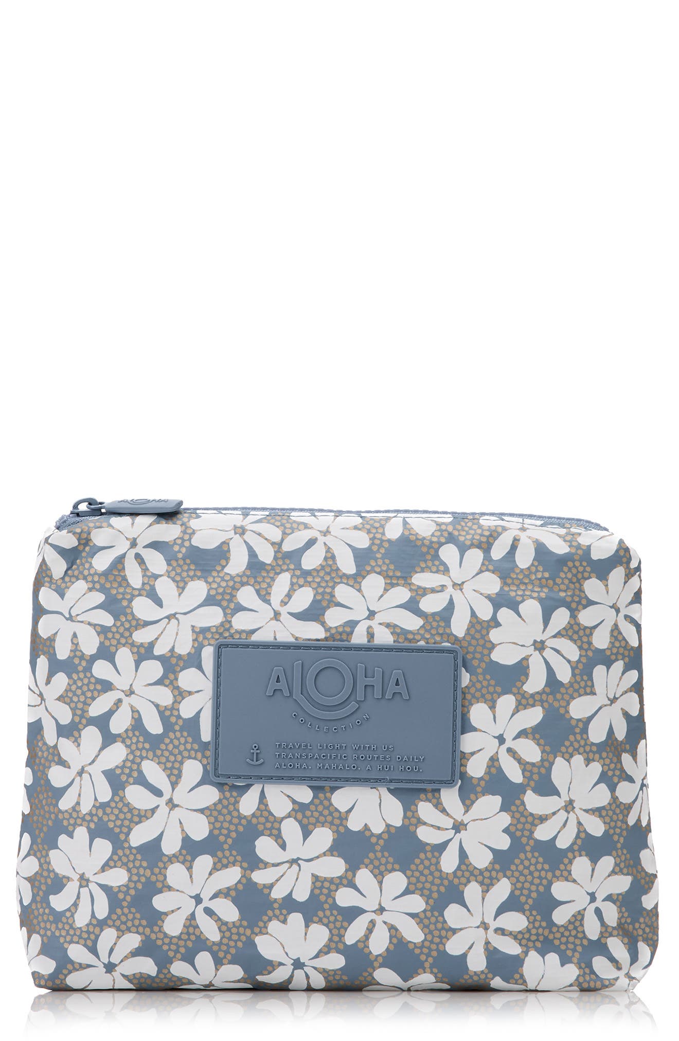 Small Tiare Garden Pouch, Main, color, PROSECCO/WINDWARD