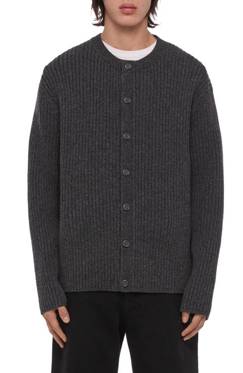 Ribbed Wool Cardigan