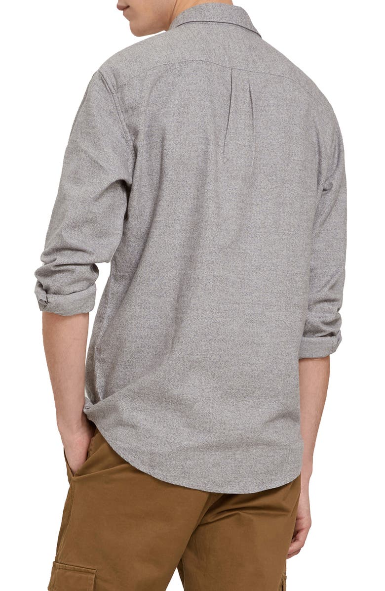 Frank And Oak Marled Button-Up Shirt, Alternate, color, 