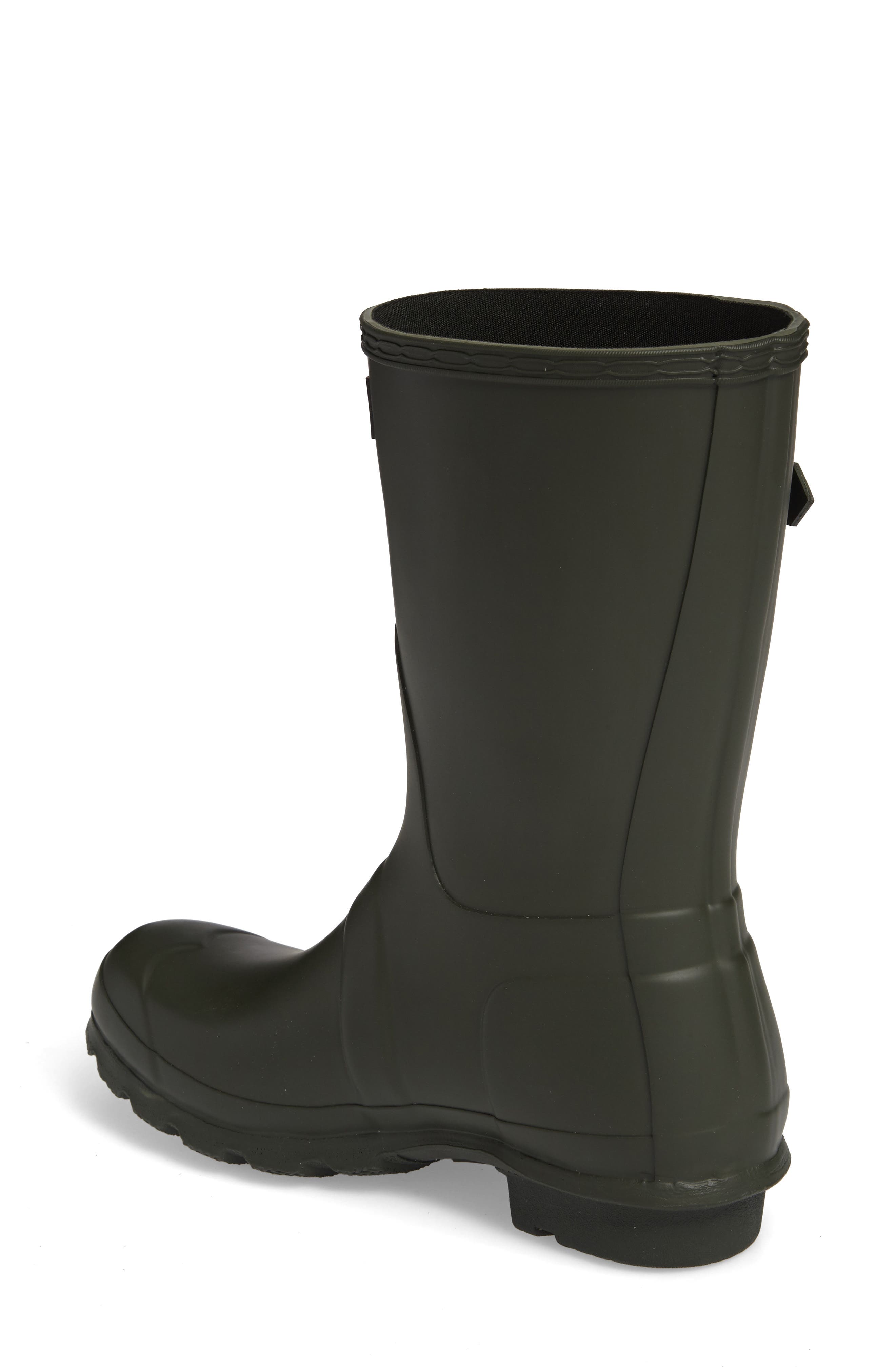 Original Short Waterproof Rain Boot, Alternate, color, DARK OLIVE