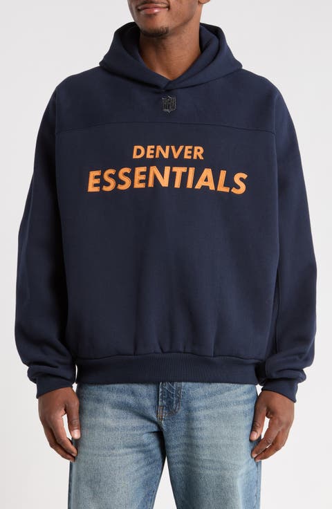 Denver Broncos 90s Relaxed Fleece Hoodie