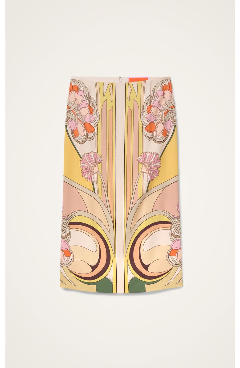 La DoubleJ Pencil Skirt, Alternate, color, Tulip Placée Pale Pink