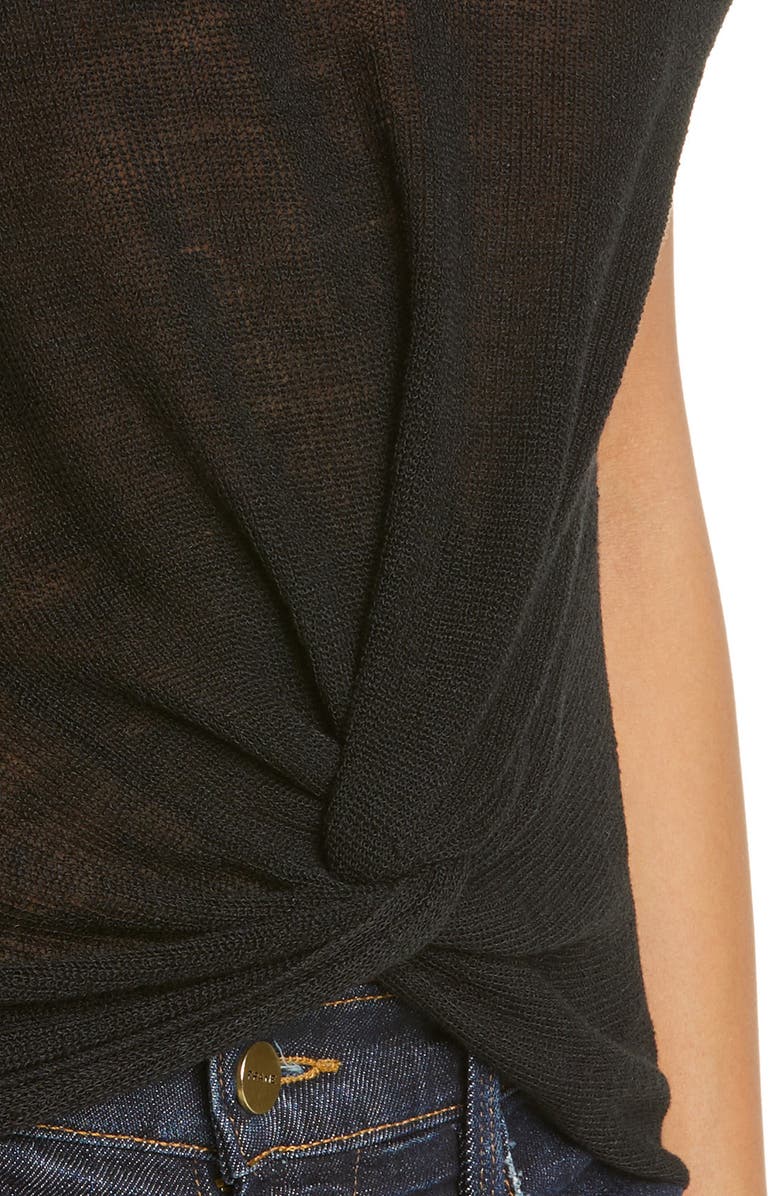 Veronica Beard Kellen Linen Blend Tank, Alternate, color,