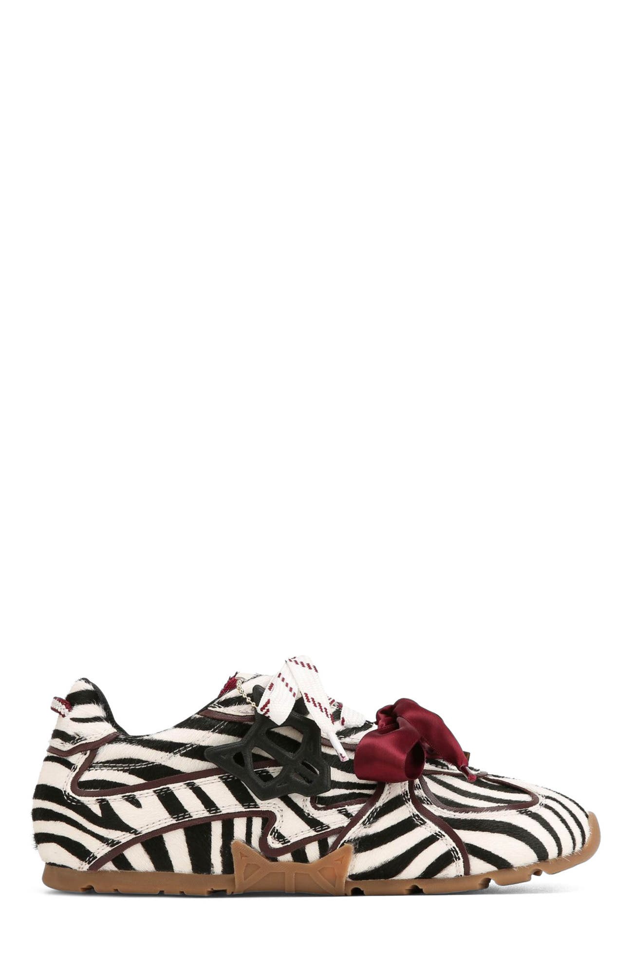 Naked Wolfe Adored Pony Sneaker, Main, color, Zebra Print