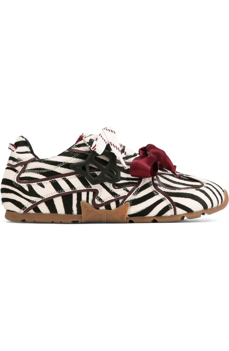 Naked Wolfe Adored Pony Sneaker, Main, color, Zebra Print