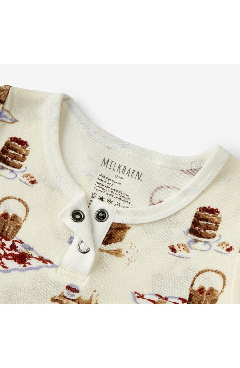 Milkbarn Organic Cotton Shortall, Alternate, color, Picnic