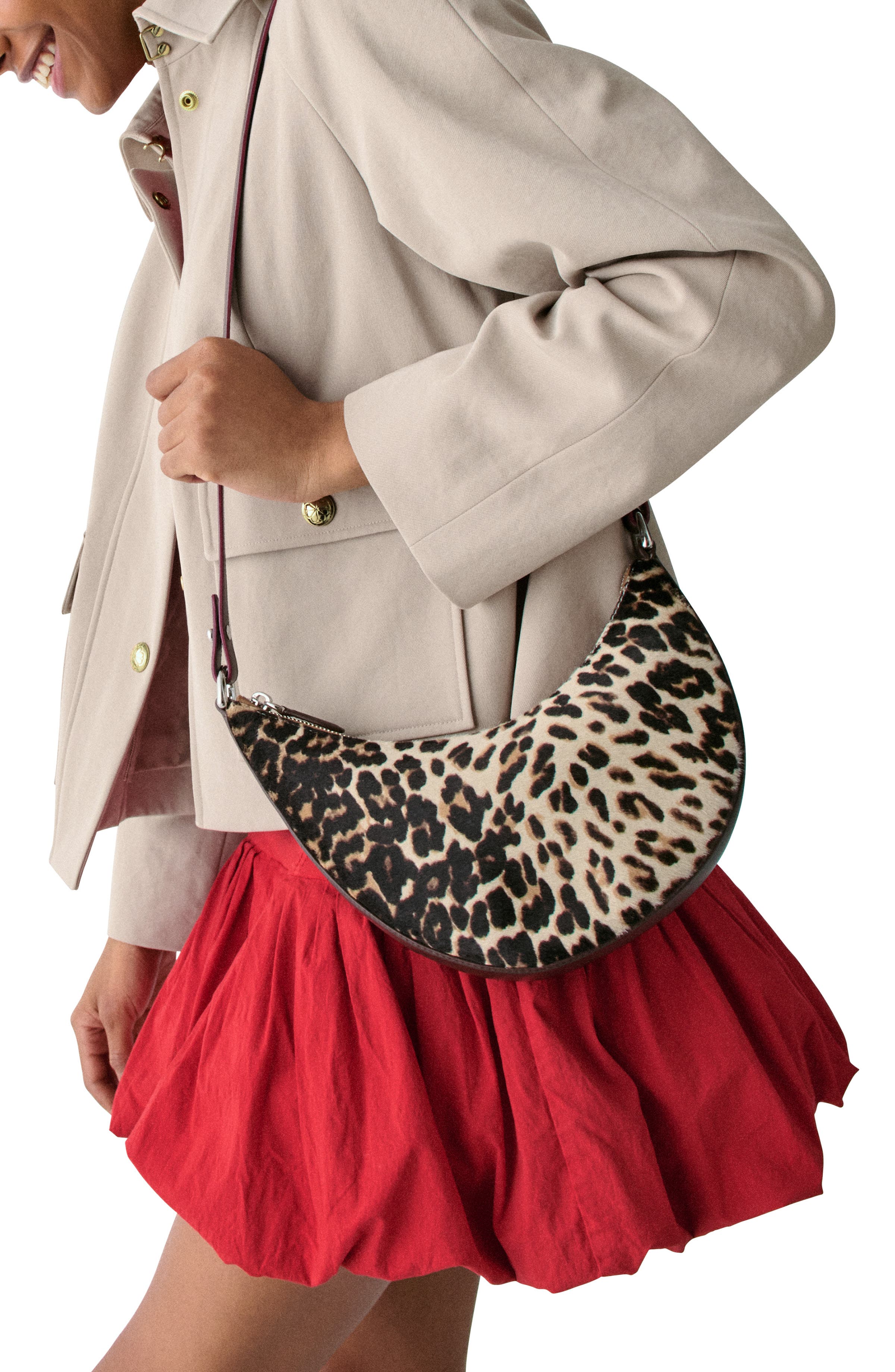 Kate Spade New York hug downtown genuine calf hair bag, Alternate, color, 