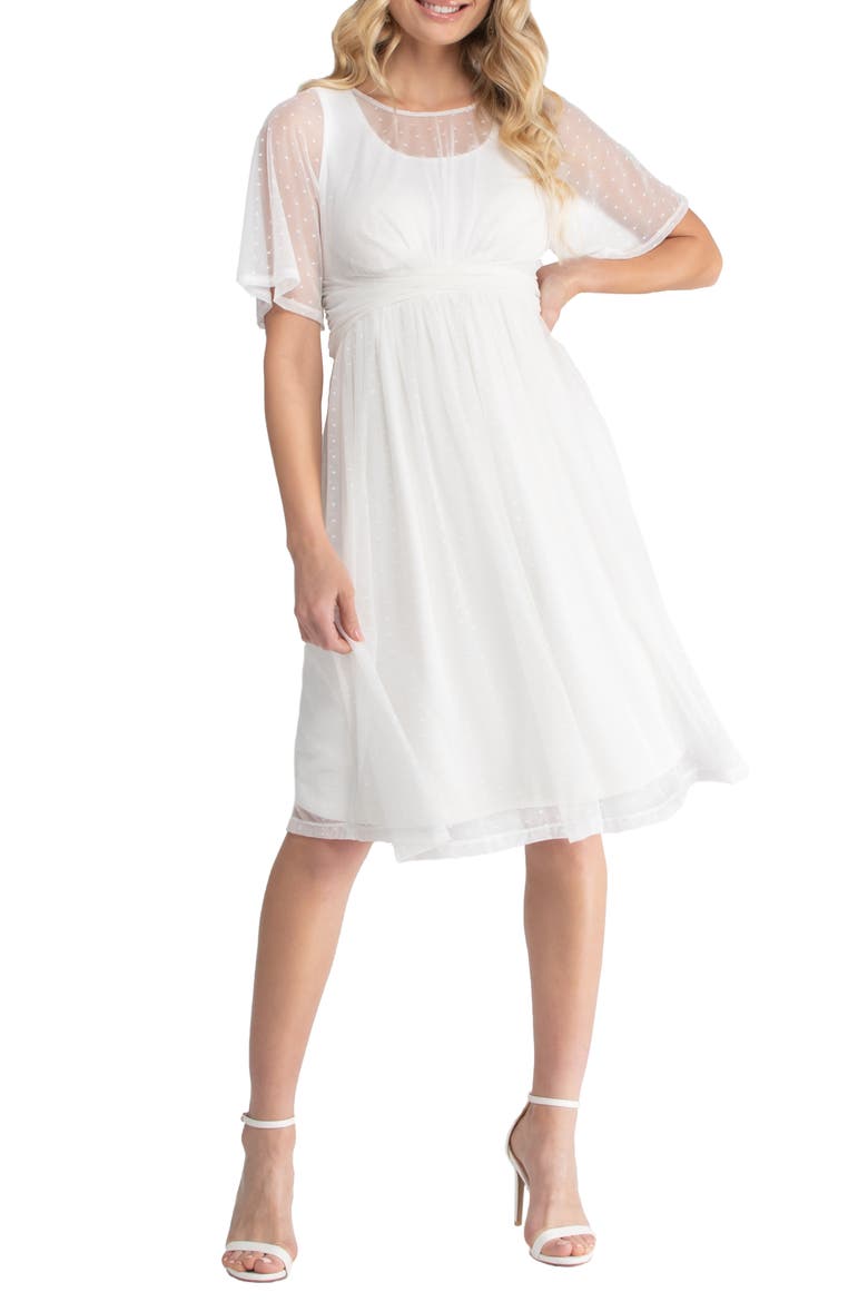 Stars A-line Wedding Dress, Main, color, IVORY