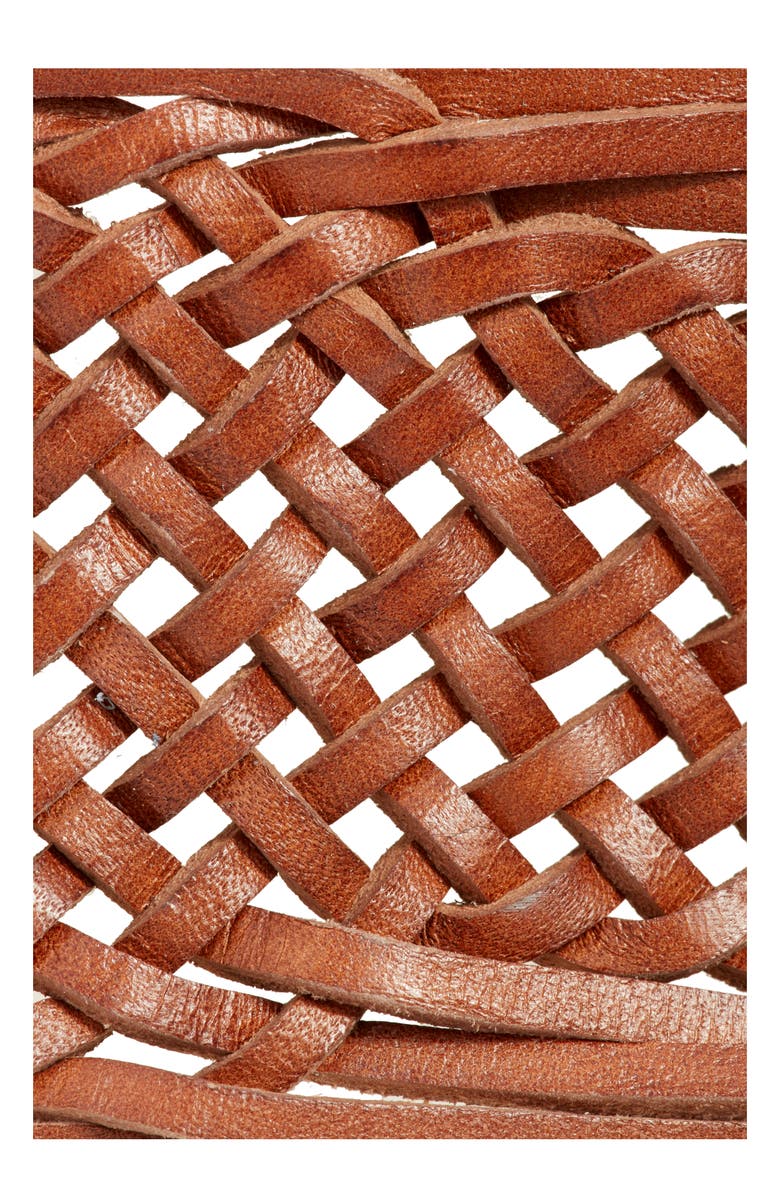 Halogen<sup>®</sup> Wide Braided Leather Belt, Alternate, color, 