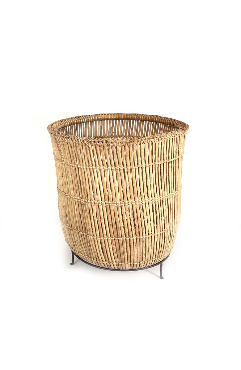 Mbare Lozi Fishtrap Basket, Main, color, Natural