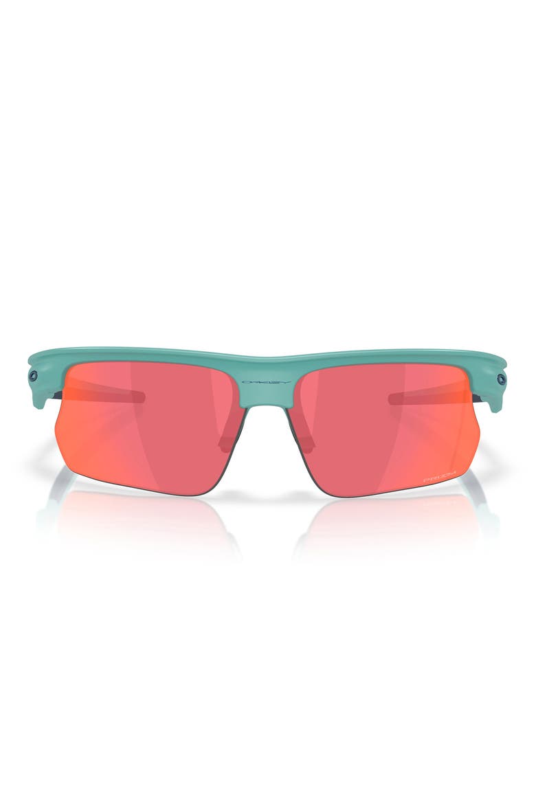 Bisphera 68mm Prizm™ Gradient Oversize Rectangular Sunglasses, Main, color, BLUE