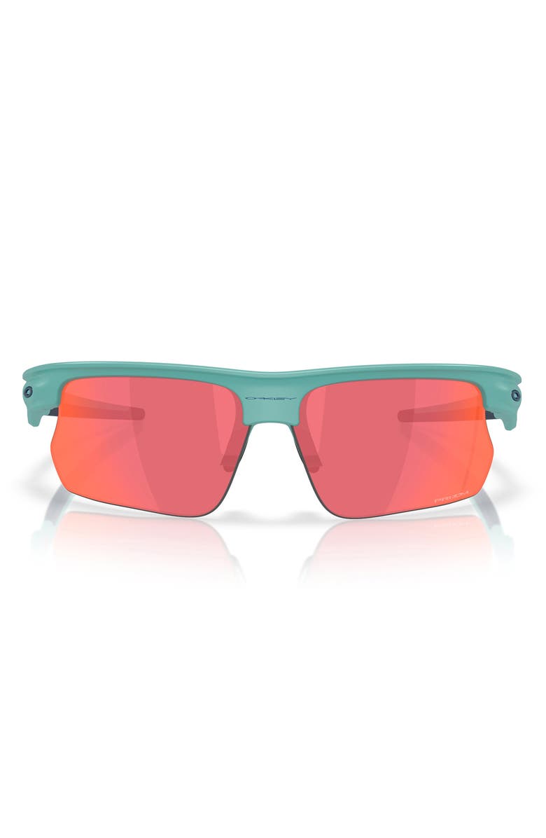 Oakley Bisphera 68mm Prizm<sup>™</sup> Gradient Oversize Rectangular Sunglasses, Main, color, Blue