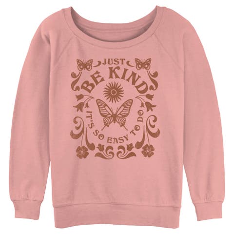 Junior's Lost Gods Just Be Kind  Sweatshirt