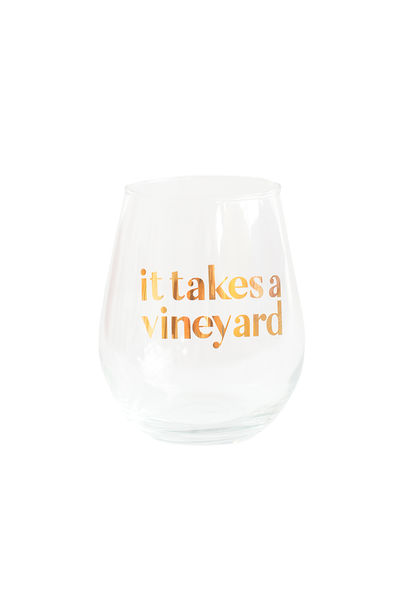 Jollity 
Co It takes a vineyard Wine Glass, Main, color, Assorted Pre-Pack