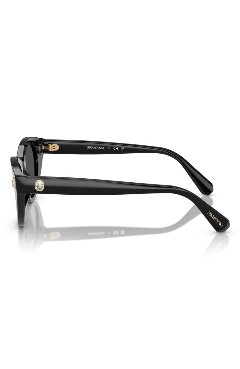 Swarovski 48mm Round Sunglasses, Alternate, color,