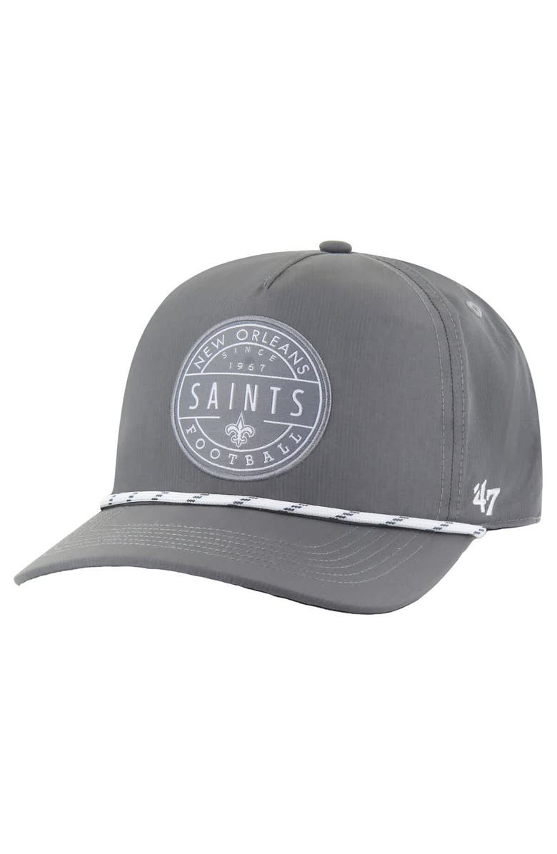 '47 Men's '47  Gray New Orleans Saints Suburbia Hitch Adjustable Hat, Main, color, 