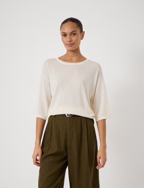 Relaxed Knitted T-shirt