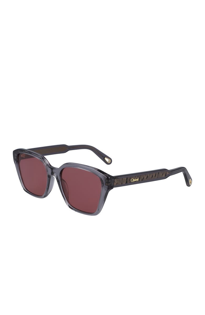 Chloé Willow 52mm Square Sunglasses, Alternate, color,