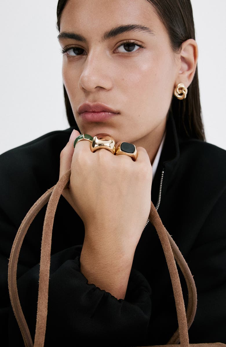 MANGO Set of 3 Rings, Alternate, color, 