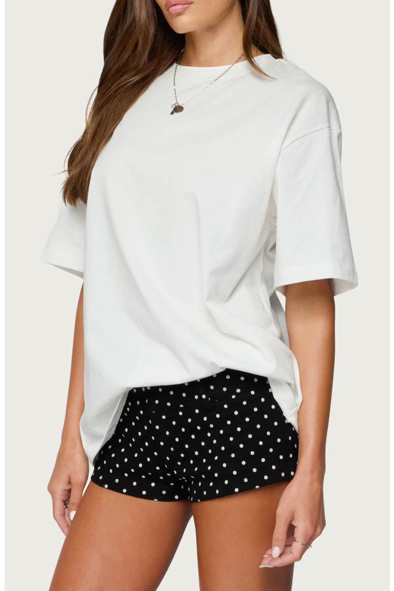 Devan Oversize Cotton T-Shirt, Alternate, color, WHITE