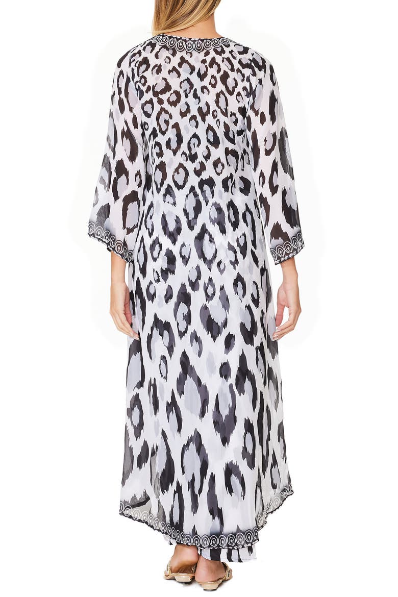 Leopard Duster, Alternate, color, BLACK AND WHITE