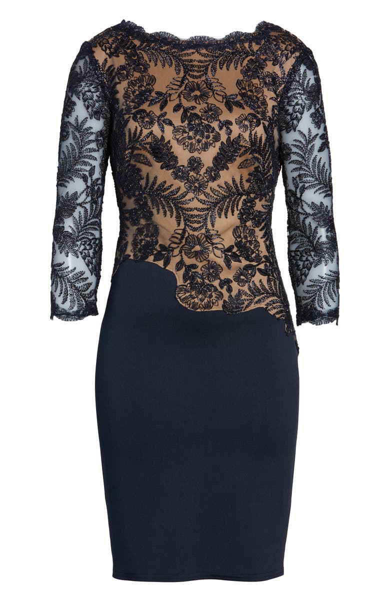 Tadashi Shoji Lace Sheath Dress, Alternate, color, 